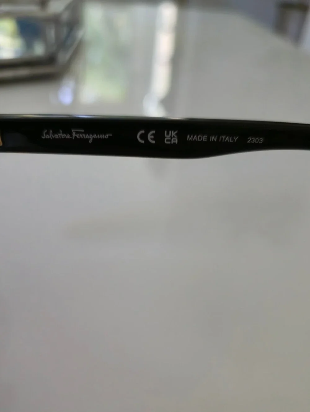 Salvatore Ferragamo Black Women's Sunglasses with Subtle Gold Accents
